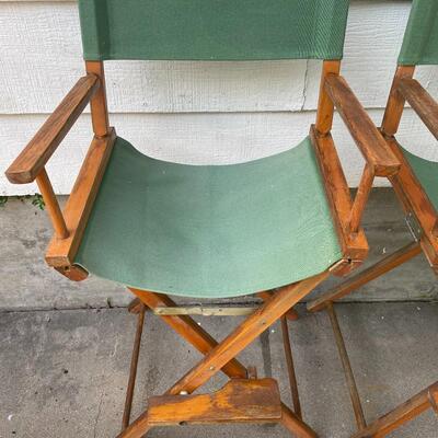 PIER 1 BAR-HEIGHT FOLDING DIRECTORâ€™S CHAIR