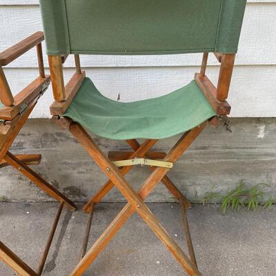 PIER 1 BAR-HEIGHT FOLDING DIRECTORâ€™S CHAIR