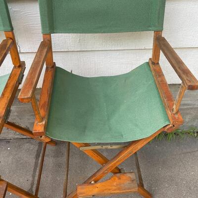 PIER 1 BAR-HEIGHT FOLDING DIRECTORâ€™S CHAIR