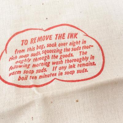 VINTAGE â€œPEERLESSâ€ FLOUR SACK - NORTON, KANSAS