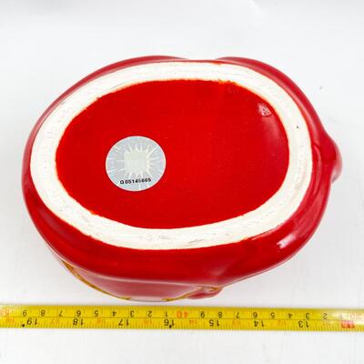 KANSAS CITY CHIEFS SMALL CERAMIC HELMET DECOR