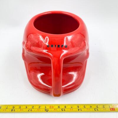 KANSAS CITY CHIEFS SMALL CERAMIC HELMET DECOR