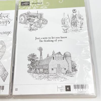 STAMPINâ€™ UP! ASSORTED CRAFTING STAMPS LOT #1