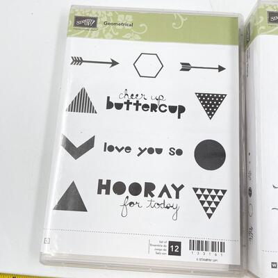 STAMPINâ€™ UP! ASSORTED CRAFTING STAMPS LOT #2
