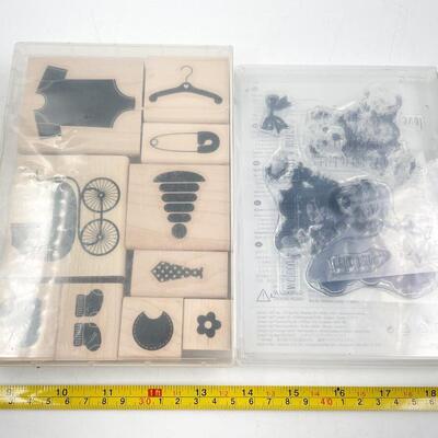 STAMPINâ€™ UP! ASSORTED CRAFTING STAMPS LOT #3 - BABY