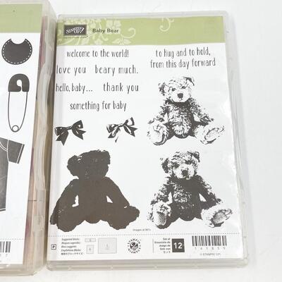 STAMPINâ€™ UP! ASSORTED CRAFTING STAMPS LOT #3 - BABY