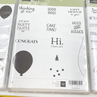 STAMPINâ€™ UP! ASSORTED CRAFTING STAMPS LOT #4 - CELEBRATIONS