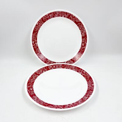 CORELLE â€œBANDHANIâ€ 10.25â€ DINNER PLATES