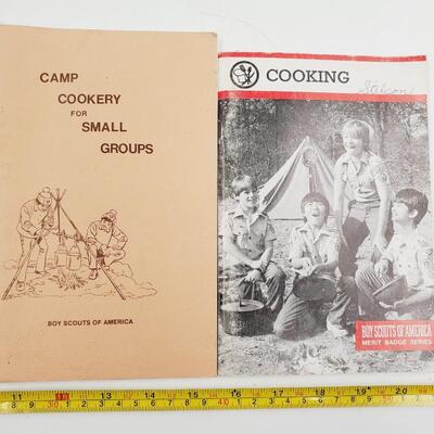VINTAGE BOYSCOUTS, DUTCH OVEN, ARMY WIFE'S AND MORE PAPERBACK COOKBOOK BUNDLE