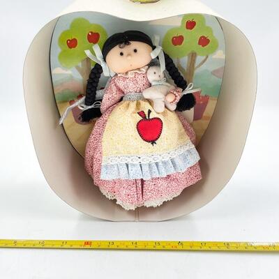 APPLE CHEEKS â€œMISS DEBBIE DELICIOUSâ€ COLLECTIBLE 8â€ CLOTH DOLL