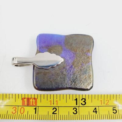 SMALL GLASS COLORFUL PENDANT 