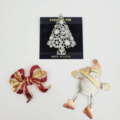 HOLIDAY FASHION PIN BUNDLE OF 3