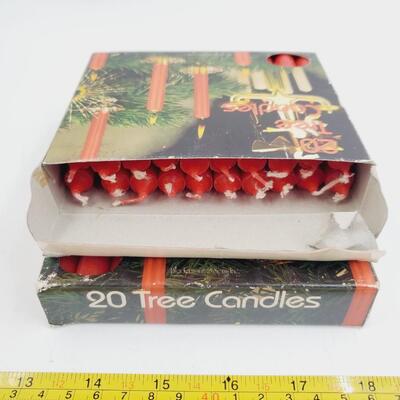 2 BOXES OF 20 TREE CANDLES IN BOX