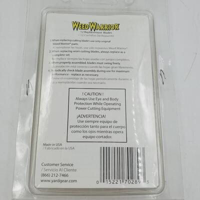 WEED WARRIOR REPLACEMENT BLADES