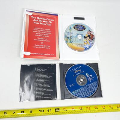 DISNEY DVD & CD - THE THREE MUSKETEERS & CLASSIC DISNEY VOLUME 11