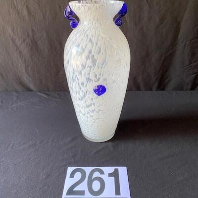 LOT#M261: Large Vase with Arte Murano Label