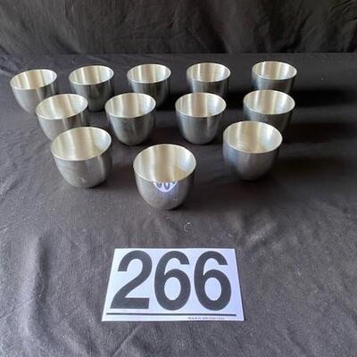 LOT#M266: Stieff Jefferson Reproduction Cups