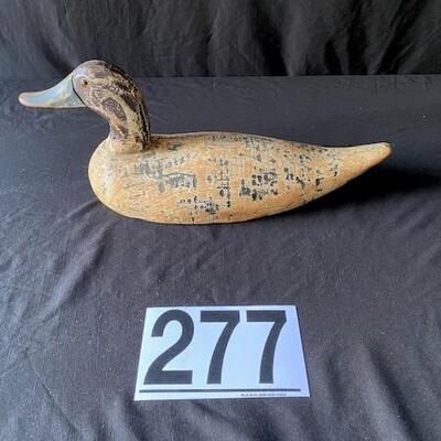 LOT#M277: Wooden Pintail Decoy