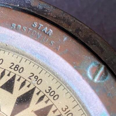 LOT#M278: Early Star Compass Boston, Mass