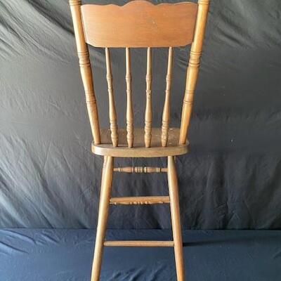 LOT#M279: Antique Highchair