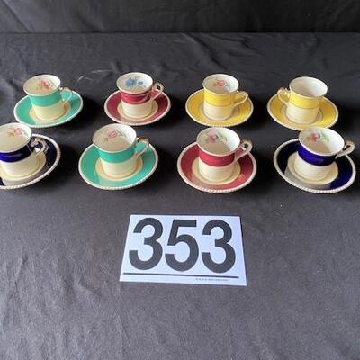 LOT#T353: Ambassador Wear Cups & Saucers