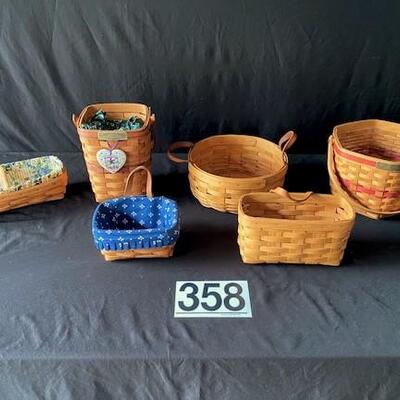 LOT#A358: Longaberger Basket Lot #1