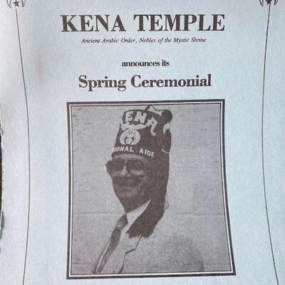 LOT#A361: Masonic Fez Hat Kena 500