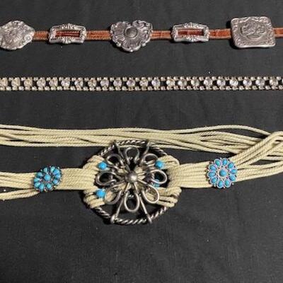 LOT#R374: Ladies Designer Belt Lot #1