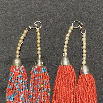 LOT#R376: Pair of Southwestern Necklaces