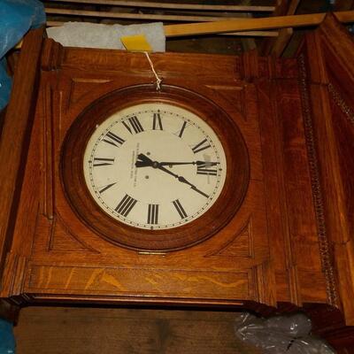 "Massive Standard Electric Schoolhouse wall Clock".