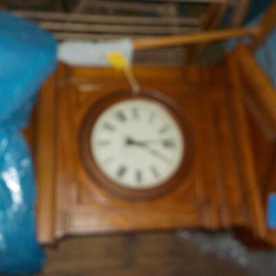 "Massive Standard Electric Schoolhouse wall Clock".