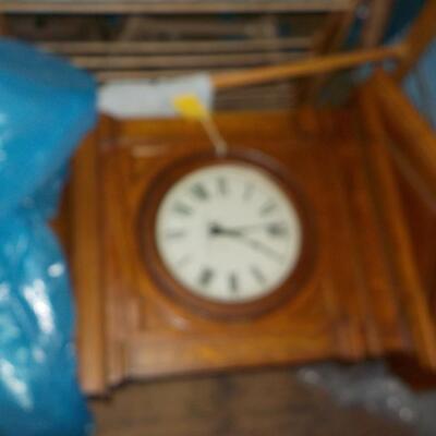 "Massive Standard Electric Schoolhouse wall Clock".