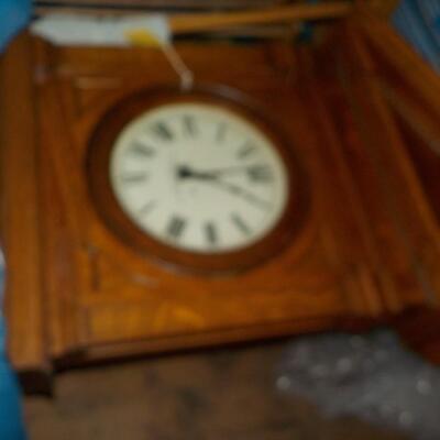 "Massive Standard Electric Schoolhouse wall Clock".