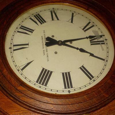 "Massive Standard Electric Schoolhouse wall Clock".