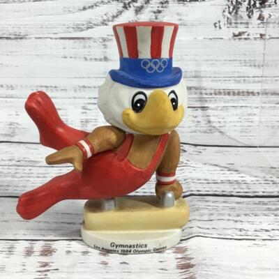 Olympic Sam the Eagle Figurines and pins