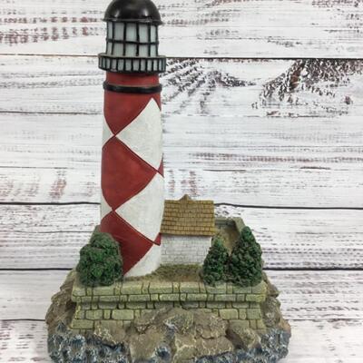 Battery Operated Light up Lighthouse Figurine