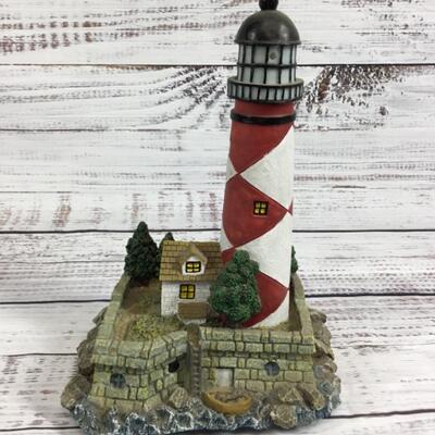Battery Operated Light up Lighthouse Figurine