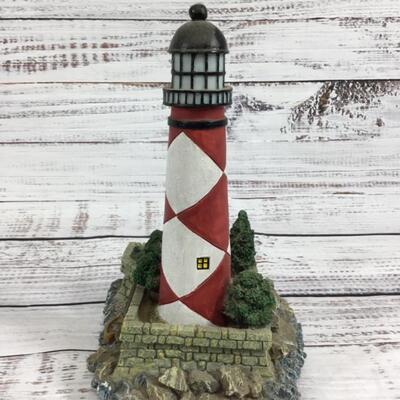 Battery Operated Light up Lighthouse Figurine