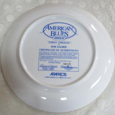 American Blues Plate, 1st Freeze, #1397A