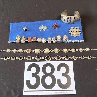 LOT#F383: Tested .925 Mostly Asian Silver Jewelry Lot [114g]