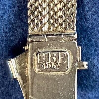 LOT#F387: Stamped 18K Girard Perregaux Ladies Watch [30g]