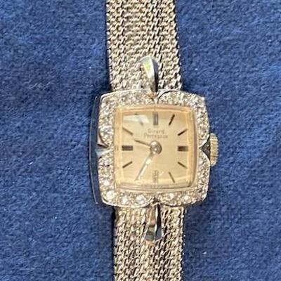 LOT#F387: Stamped 18K Girard Perregaux Ladies Watch [30g]