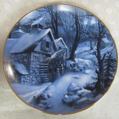 America Blues Plate, Snowbound, #1066A