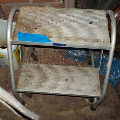 22 Inch metal stair / 2 step, light but strong/
