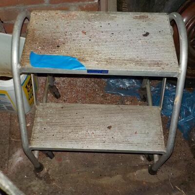 22 Inch metal stair / 2 step, light but strong/
