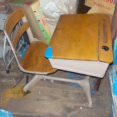 Elementary school desk/ one piece.