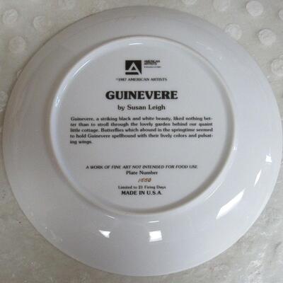 Guinevere by Susan Leigh Cat Plate, 1987, #1550