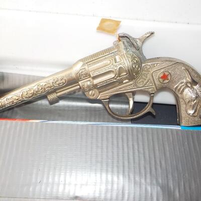 3- Vintage Hubley Cap pistols.