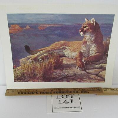 Remington Wildlife Art Collection, Mountain Lion, USA
