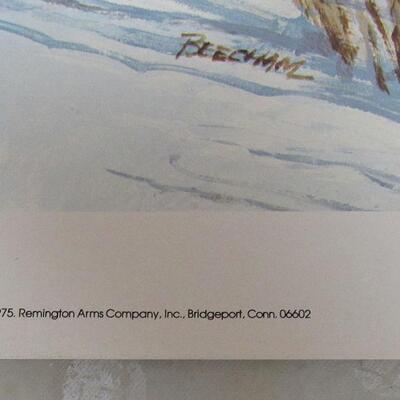 Remington Arms Co, 1975, Timber Wolf, Litho USA